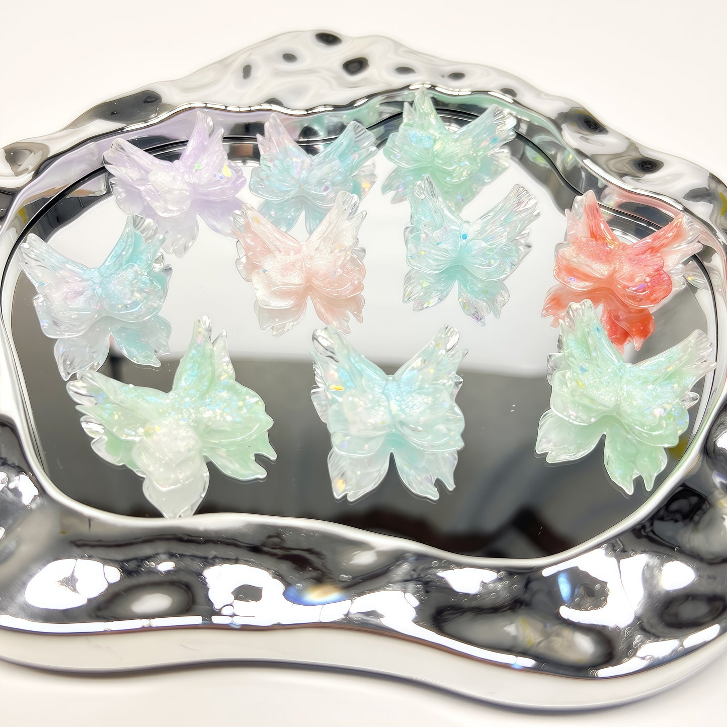 [P026]   Luminous Soft Butterfly-High Quality Charms