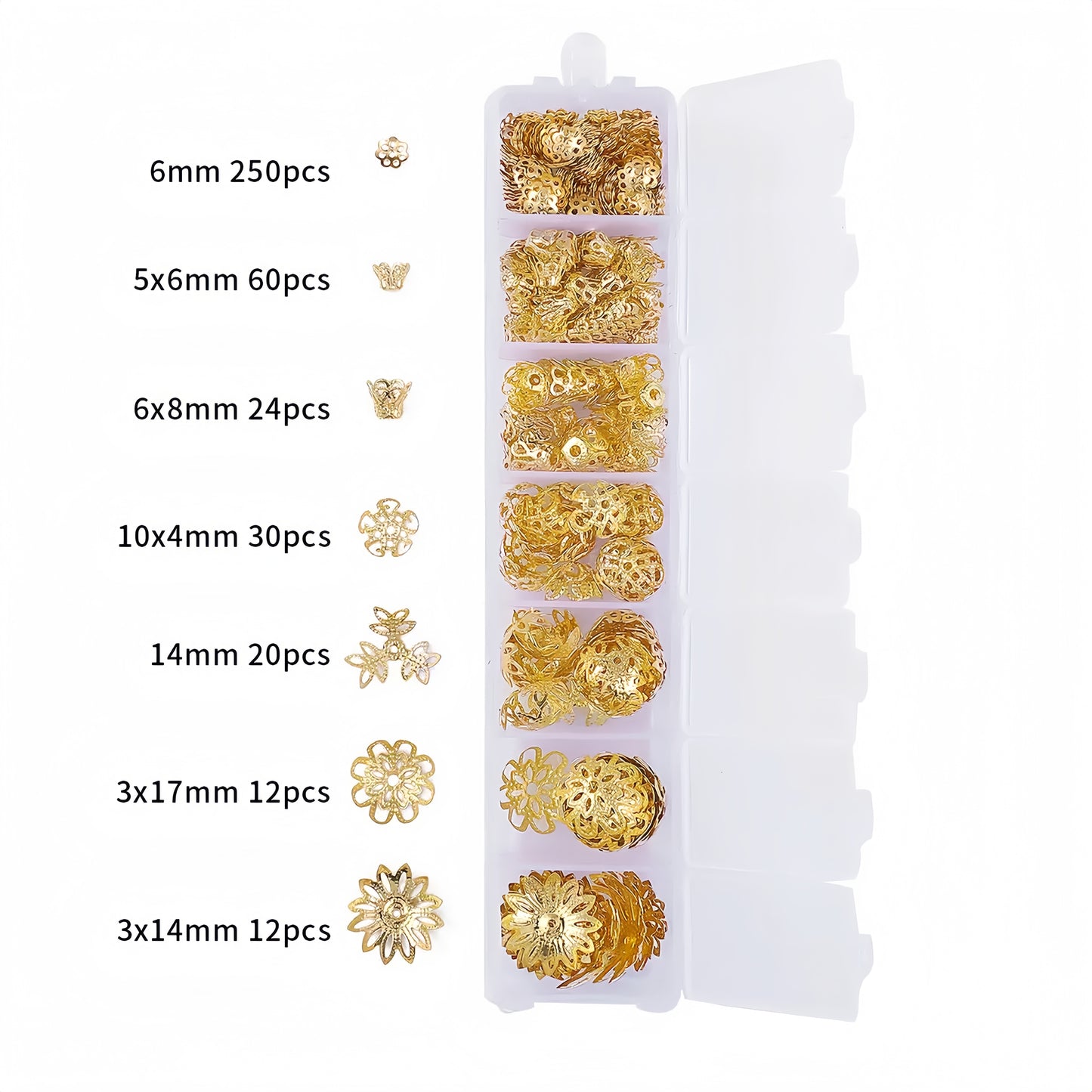 [M002]   7-Slot Box Flower Holder