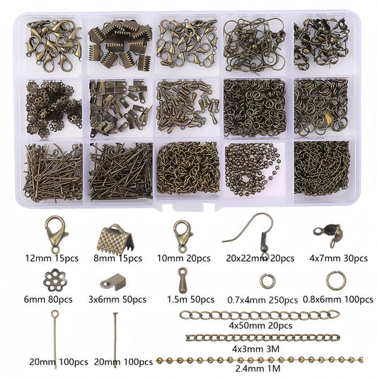 [M006]   15-Slot Box DIY Materials Tools Set