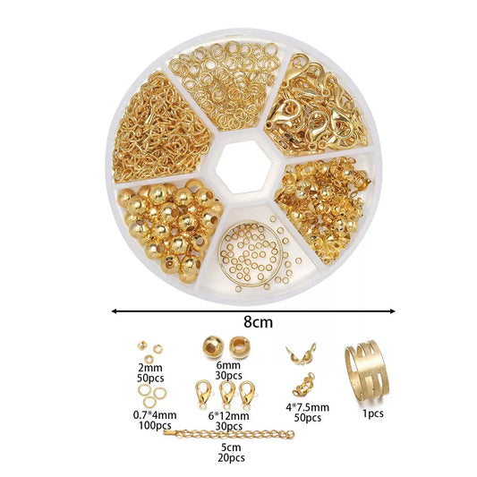 [M008]   6-Slot Box DIY Materials Tools Set