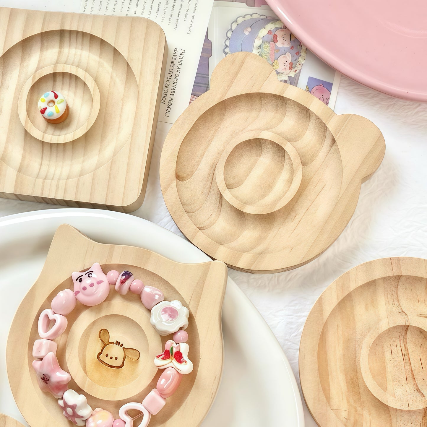 [M014]   Solid wood Bead Tray