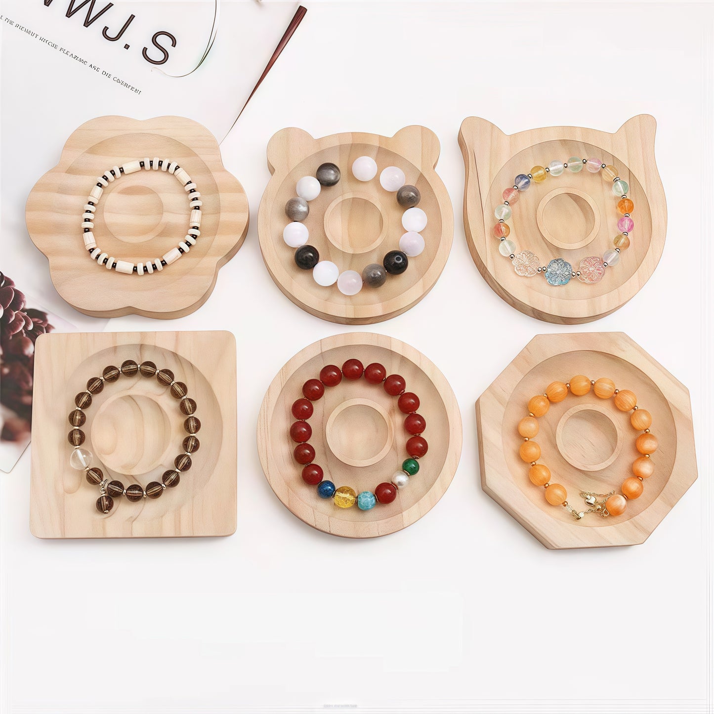 [M014]   Solid wood Bead Tray