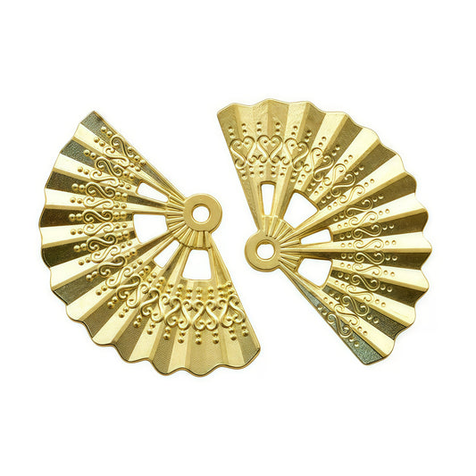 [P002]  Folding Fan-High Quality Charms