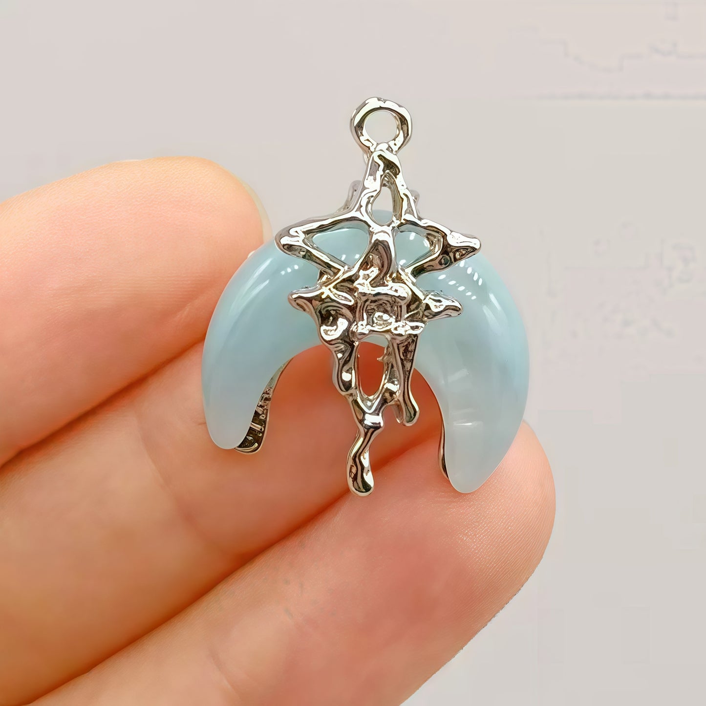 [P013]   Ocean Blue Pendant🌊-High Quality Charms