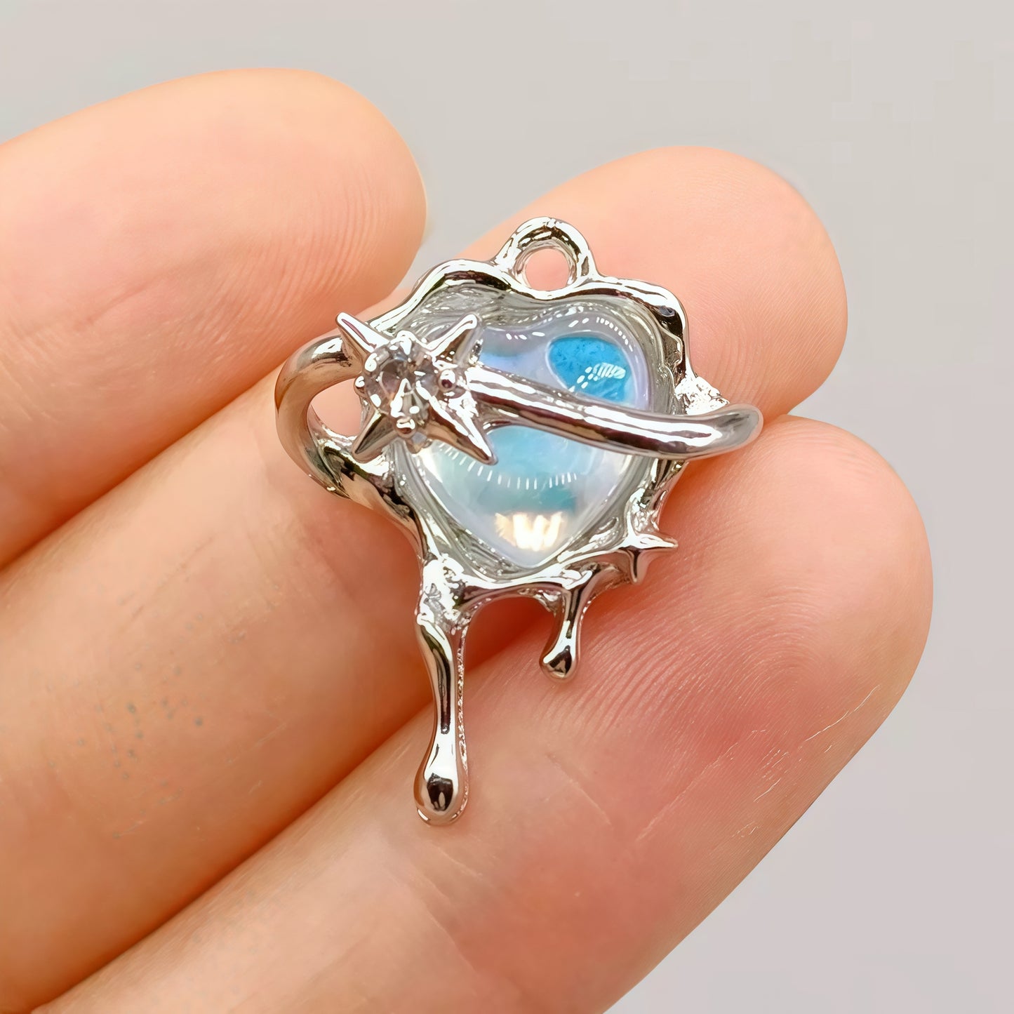 [P013]   Ocean Blue Pendant🌊-High Quality Charms