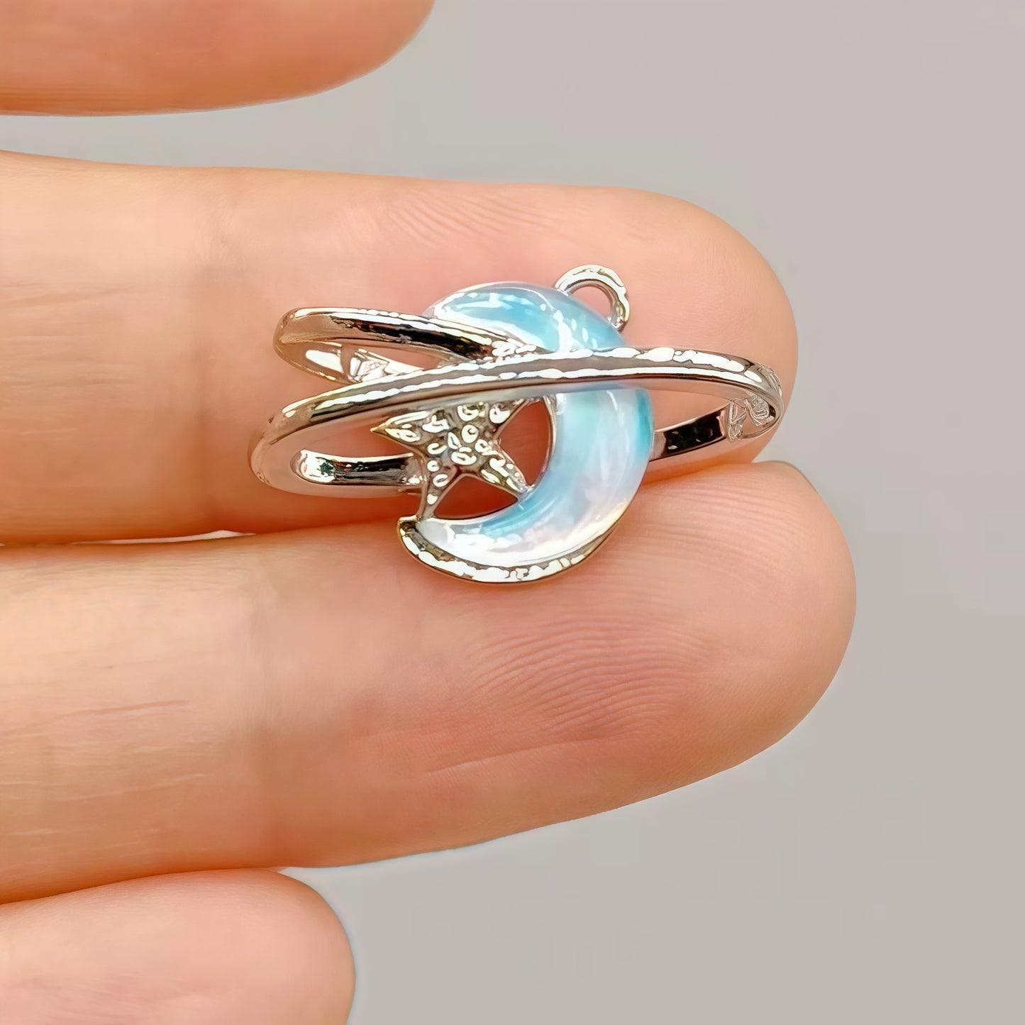 [P013]   Ocean Blue Pendant🌊-High Quality Charms
