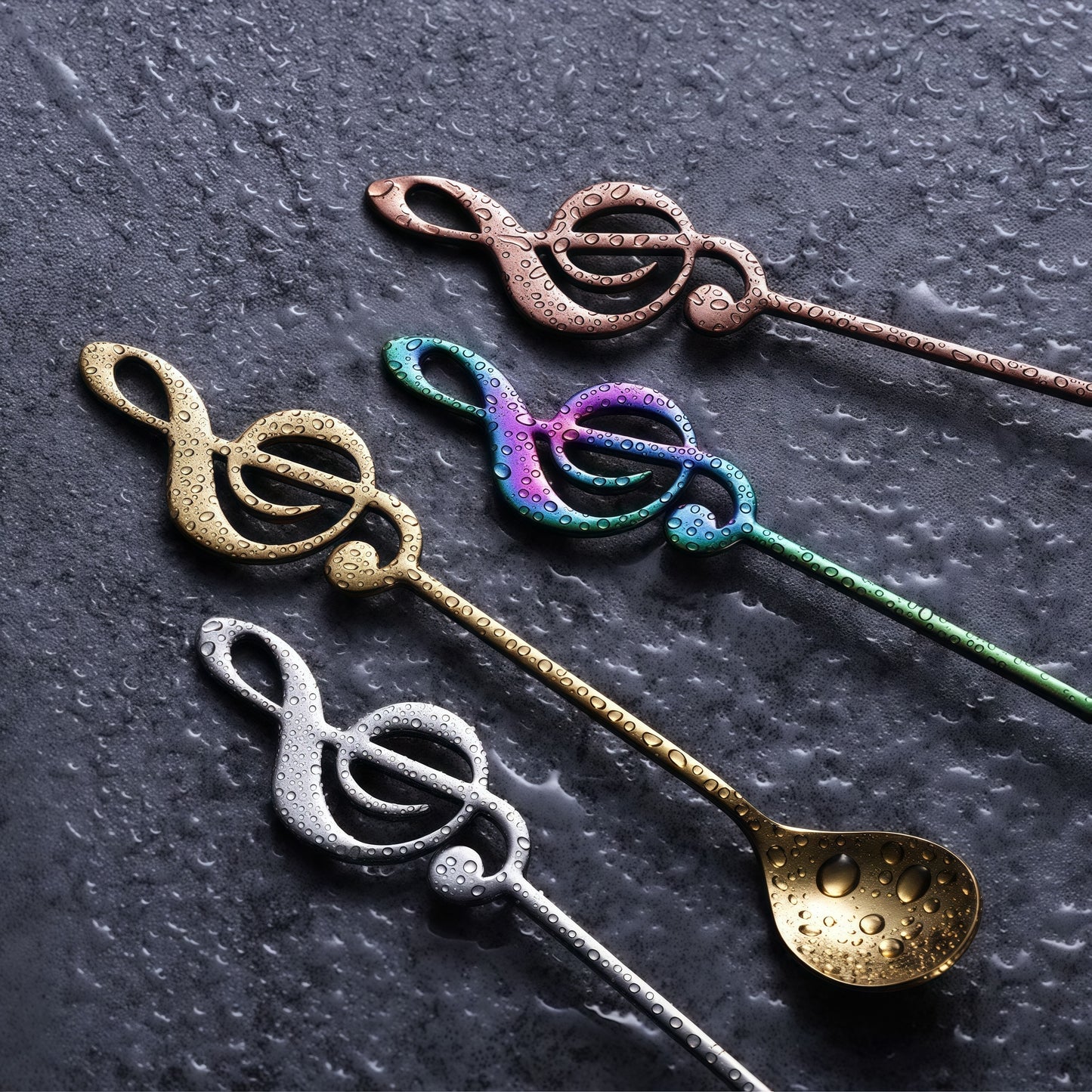 [M028]    Creative Coffee Spoon-High Quality Charms