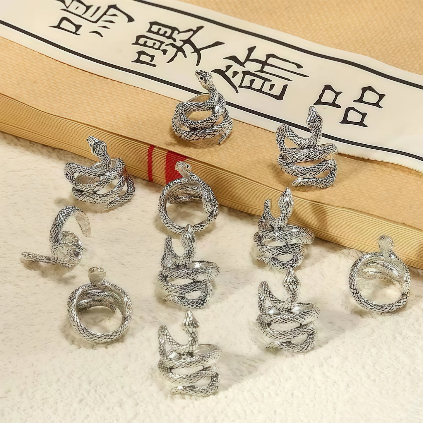 [P012]   Coiled Snake🐍-High Quality Charms