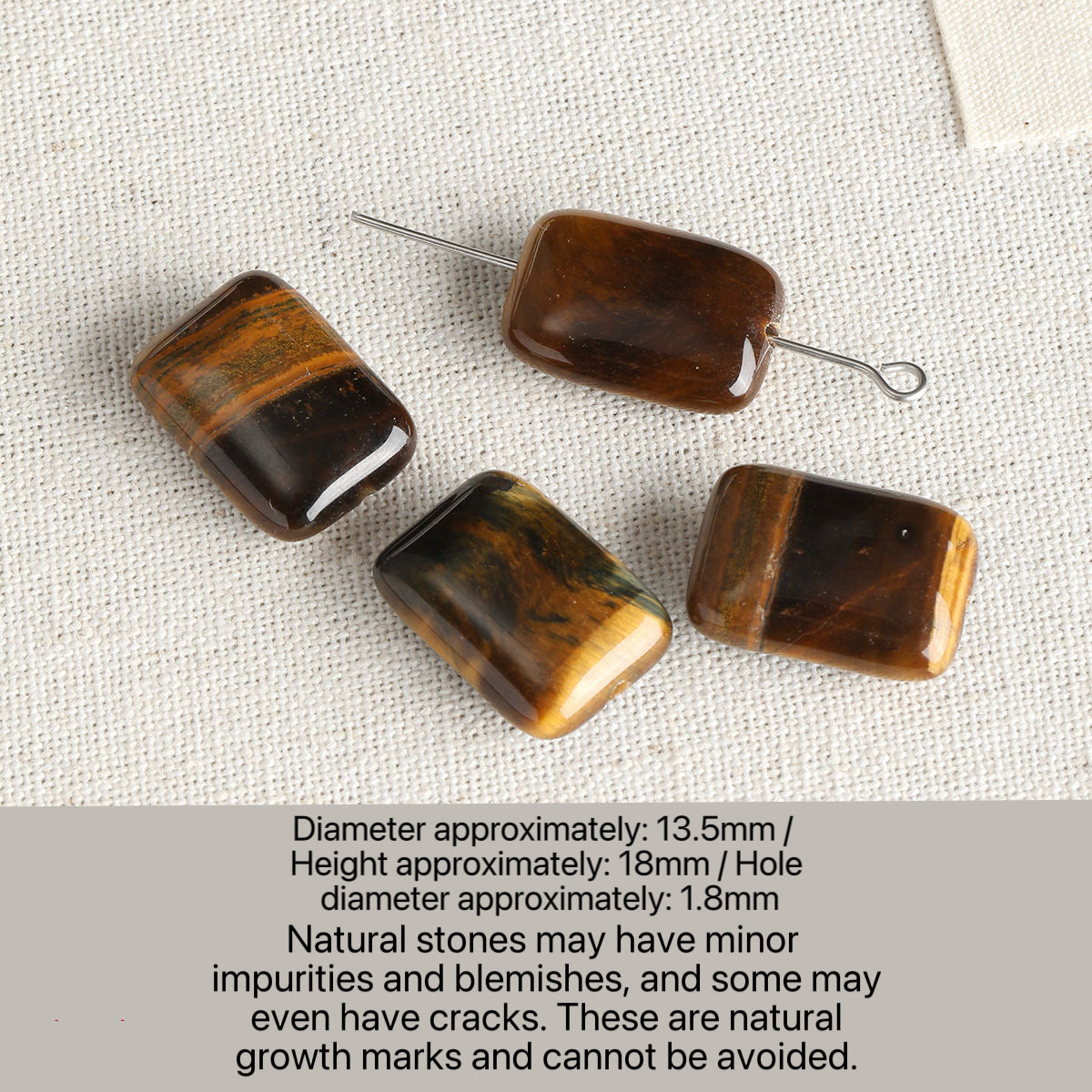 [A005]  Natural Stone Worry-Free pendants-High Quality Glass Beads