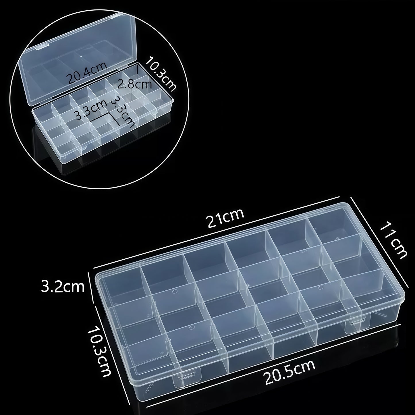 [M011]   Detachable Plastic Storage Box 1.0