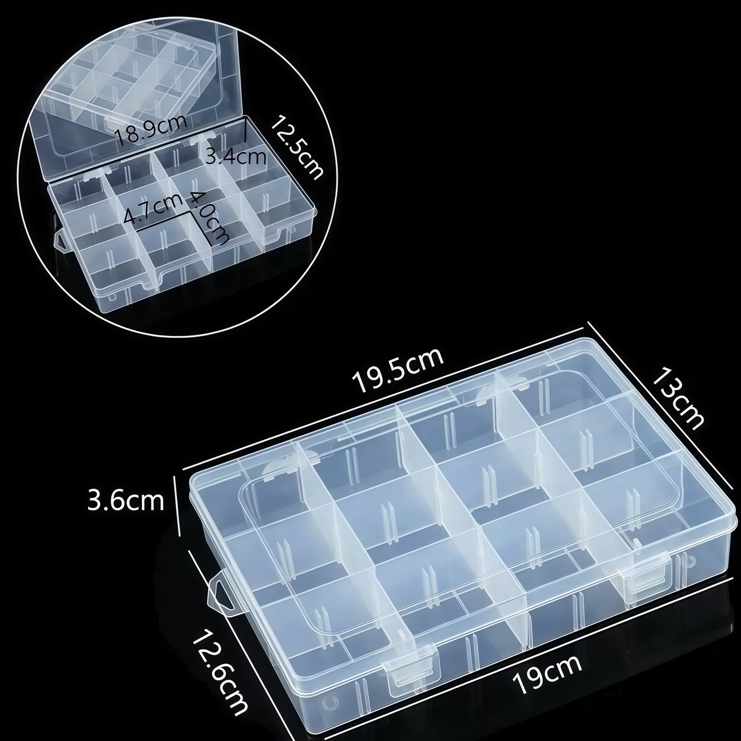 [M011]   Detachable Plastic Storage Box 1.0