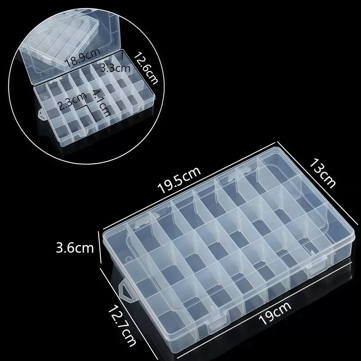 [M012]   Detachable Plastic Storage Box 2.0