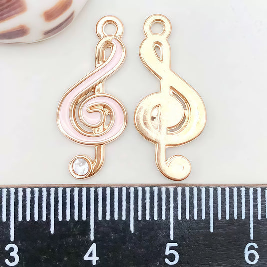 [P017]   Series Of Musical Symbols-High Quality Charms