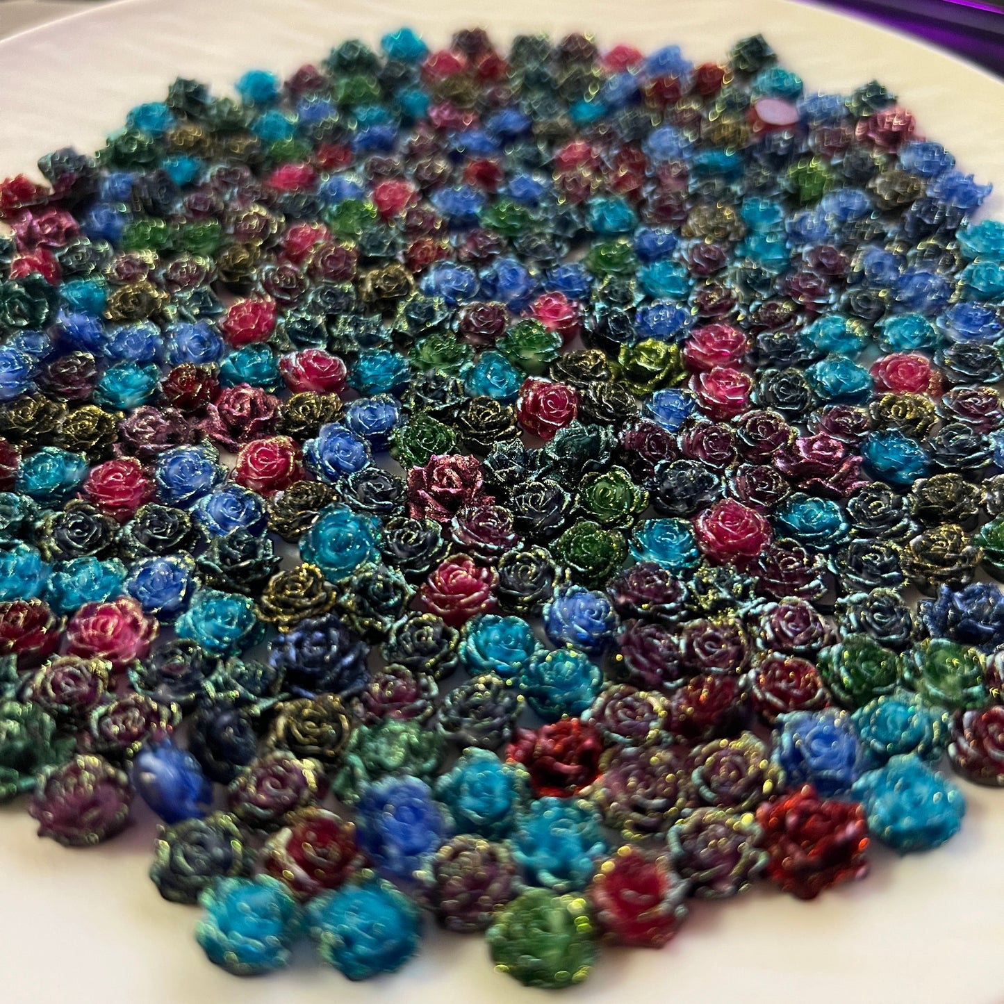 [P027]   Luminous Soft Resin Flowers Mix