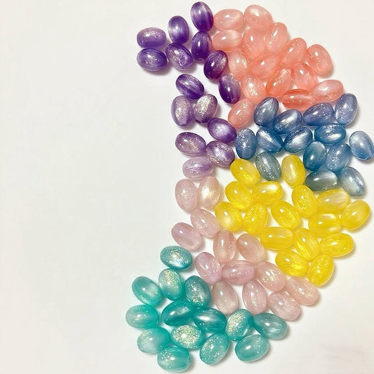 [K003]   Optically Variable Resin Jujube Beads