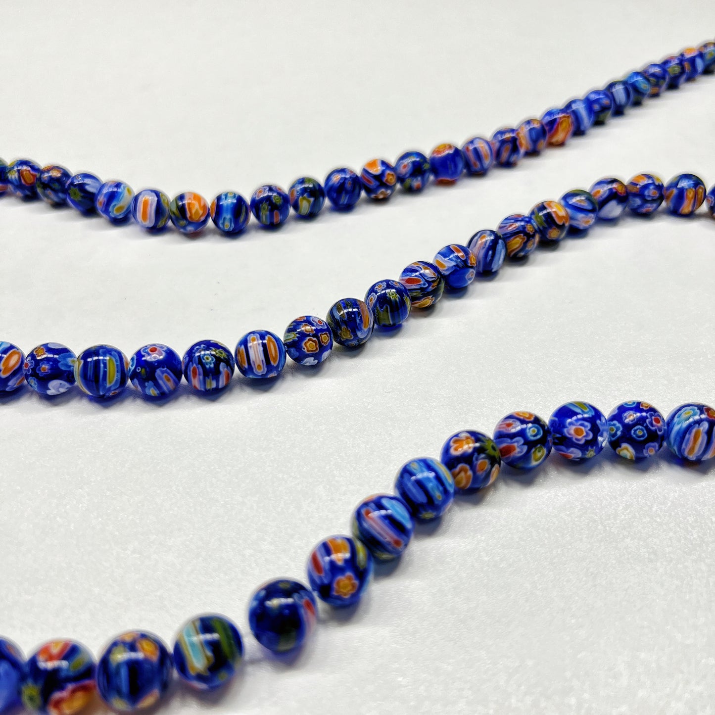 🆕[A017]  Full Blossom(12MM)-High Quality Millefiori Glass Beads