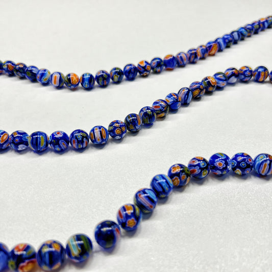🆕[A017]  Full Blossom(12MM)-High Quality Millefiori Glass Beads