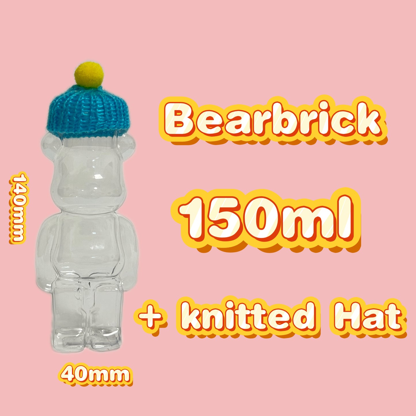 [M034]    BE@RBRICK Plastic Bottle(150ml/300ml)