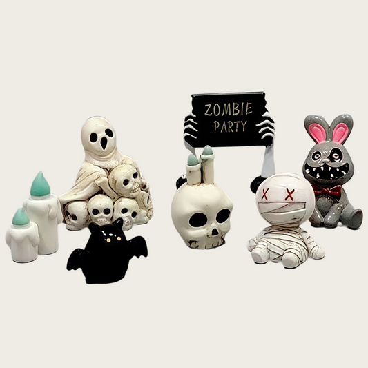 Zombie Party-Halloween vibes! Gonna set up some spooky skellies! 💀🎃