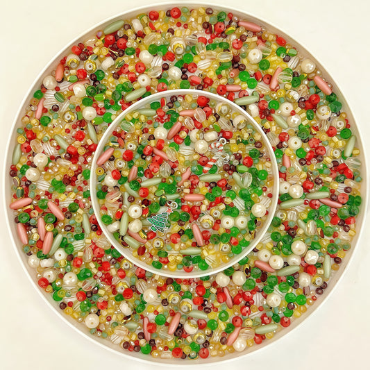 Crystal[S033]   Berry Rice Christmas🌈✨-High Quality Seed Beads