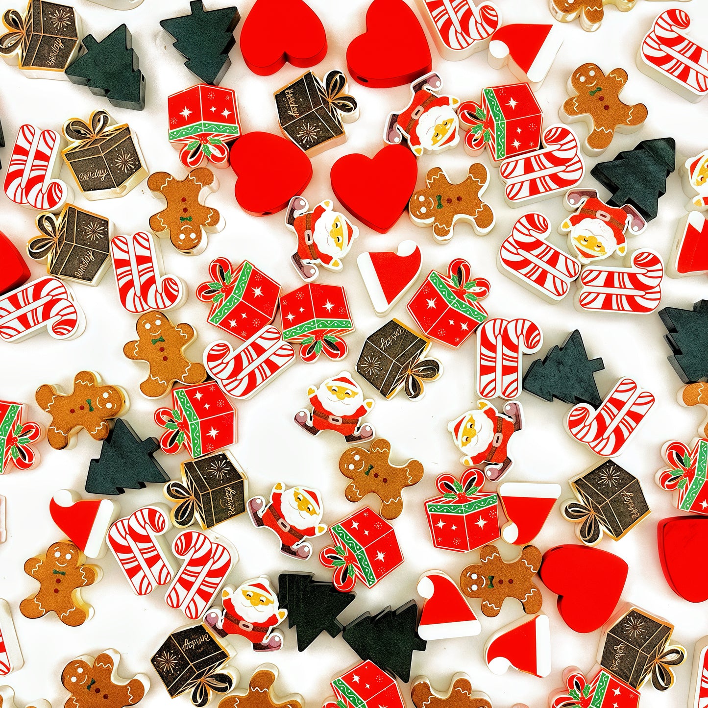 🆕 [K005]   🎄Christmas Wishes-High Quality Wooden Beads