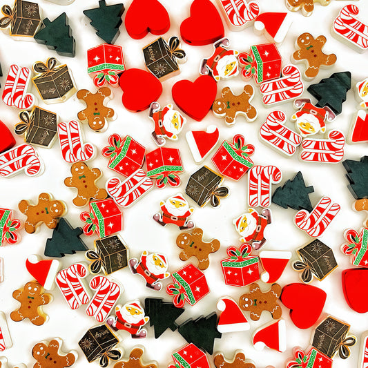 🆕 [K005]   🎄Christmas Wishes-High Quality Wooden Beads