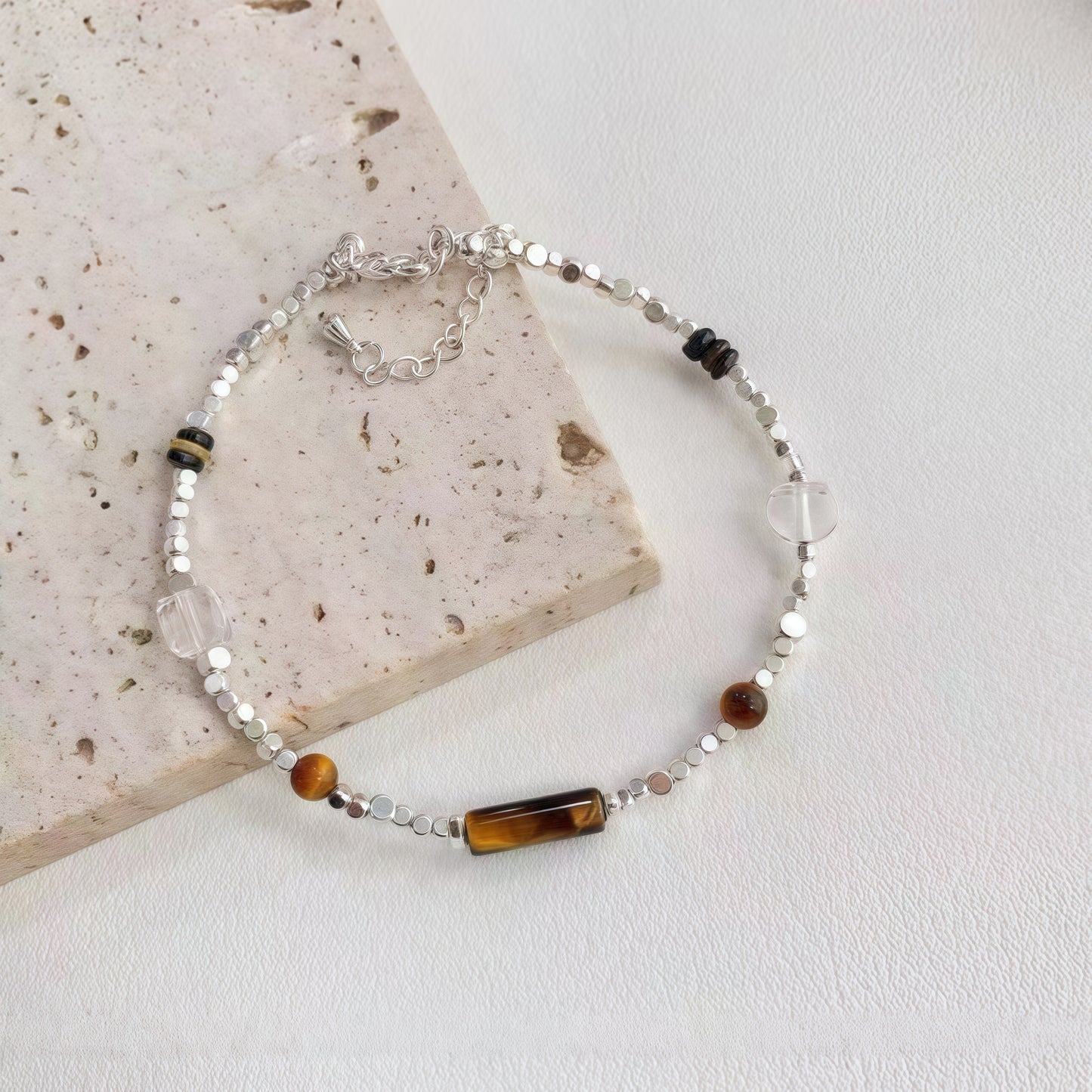 [P029]   Natural Stone Round Tube Series (4.5*13MM) - High-Quality DIY Accessories