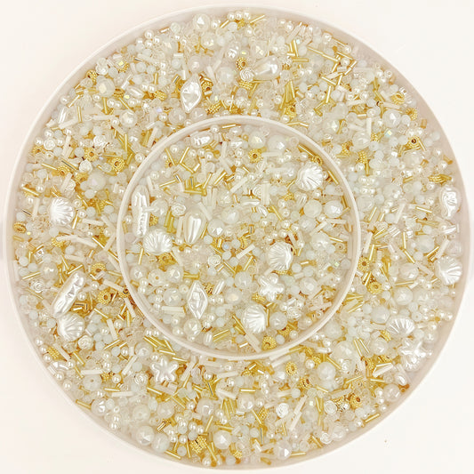 Crystal🆕[S055]   Iced Champagne🌈✨-High Quality Seed Beads