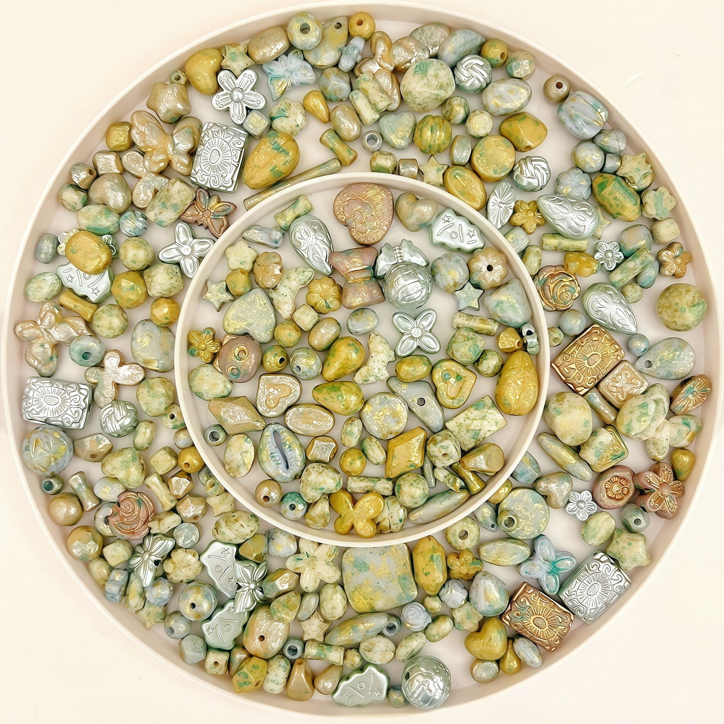 🆕 [R018]   Whimsical Stone-High Quality Acrylic Beads