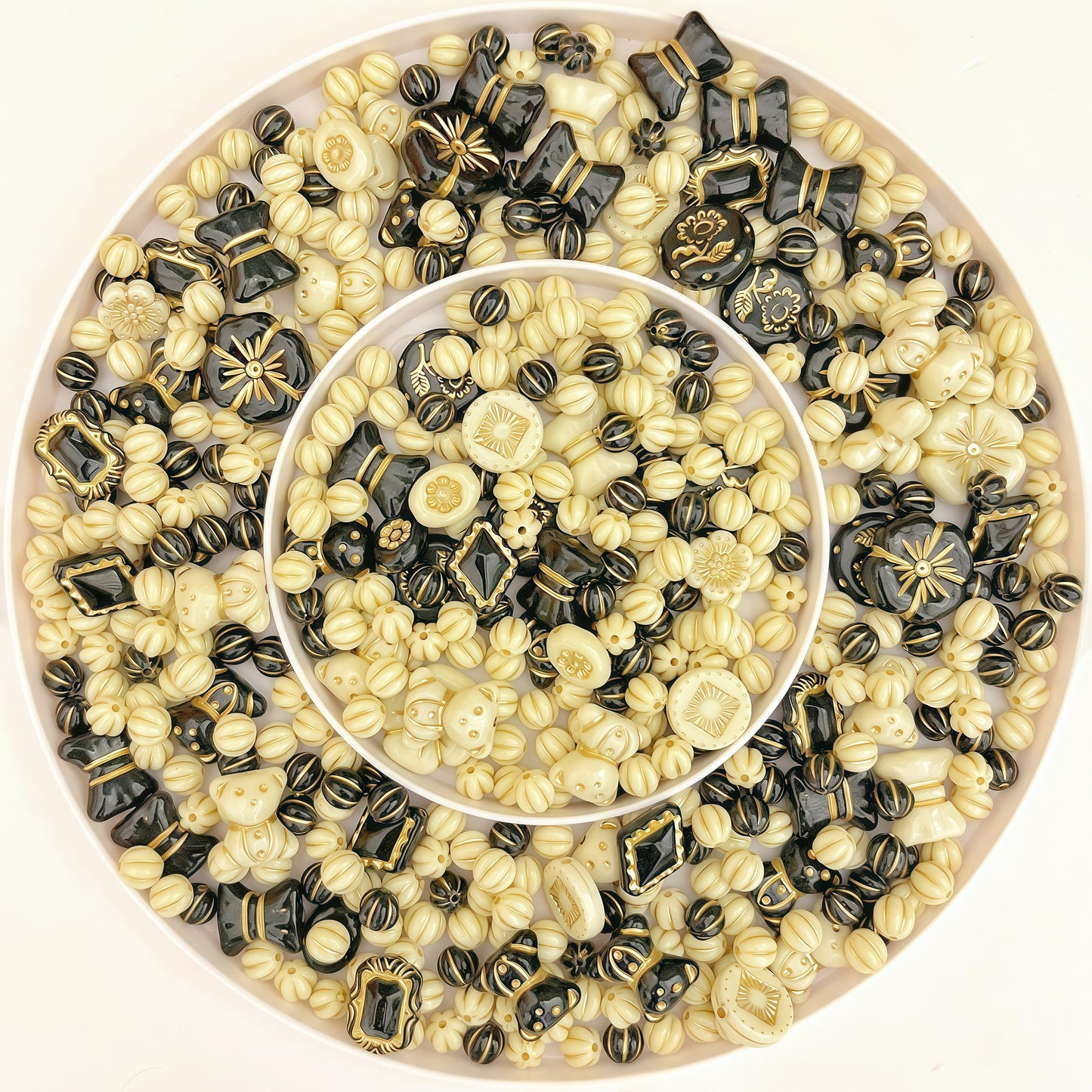🆕 [R019]   ☯Ying And Yang-High Quality Acrylic Beads
