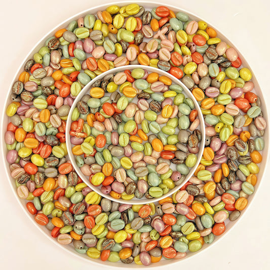 🆕 [R020]   Coffee Rainbow-High Quality Acrylic Beads