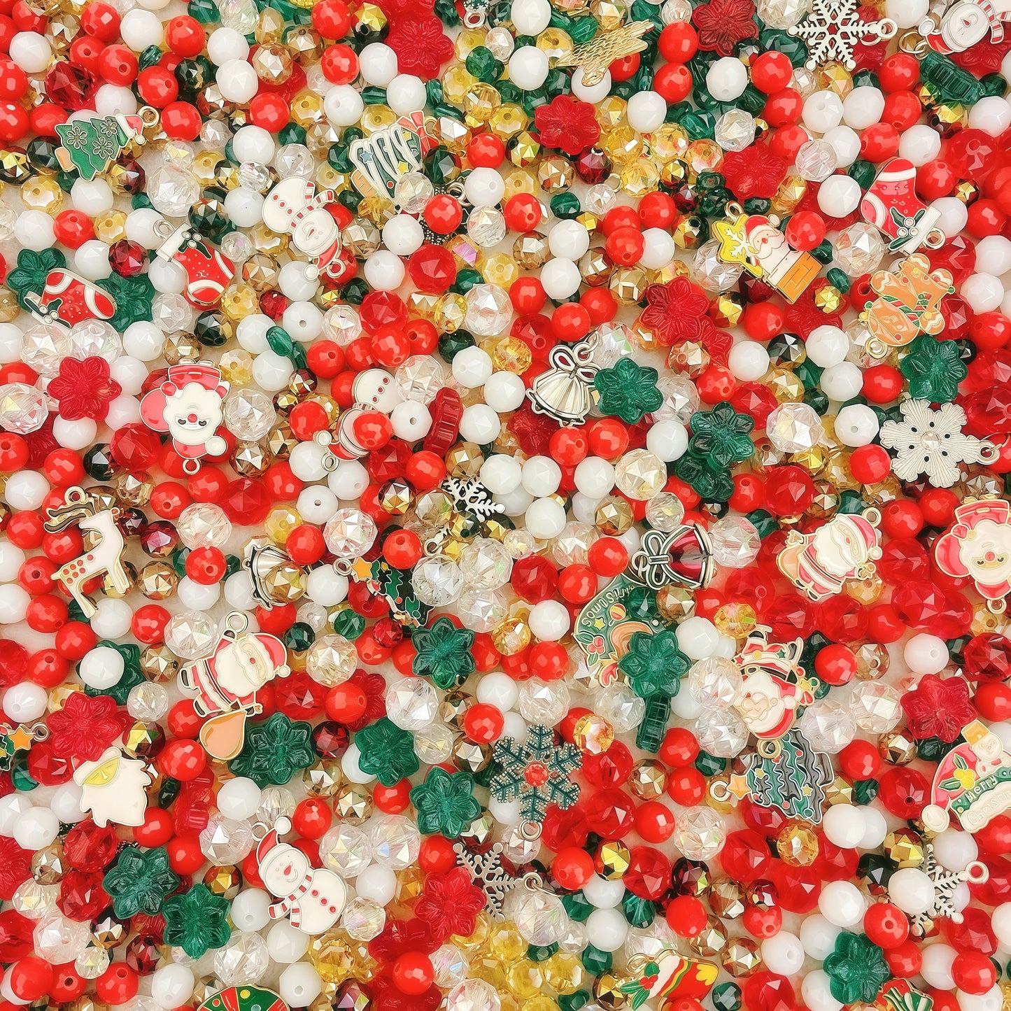 🆕[A042]   🎄🔔🎅Christmas Sparkle-High Quality Glass Beads