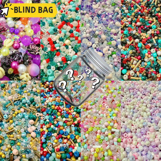 🆕[E006]  🎈Family Scoop-Seed Beads Mix&Glass Beads