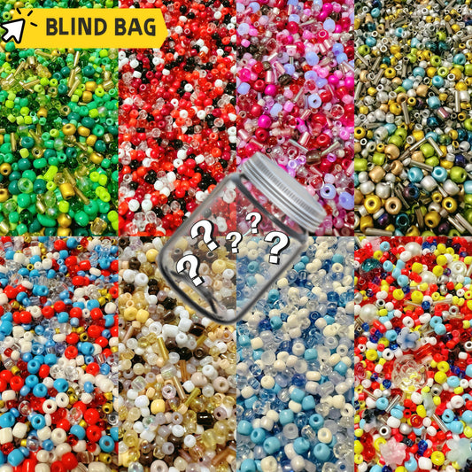 🆕[E006]  🎈Family Scoop-Seed Beads Mix&Glass Beads