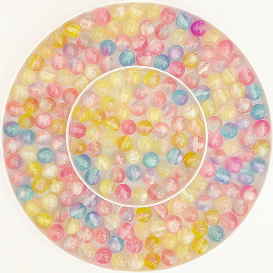 🆕 [R024]   Starlight Feather(12MM)-High Quality Resin Beads