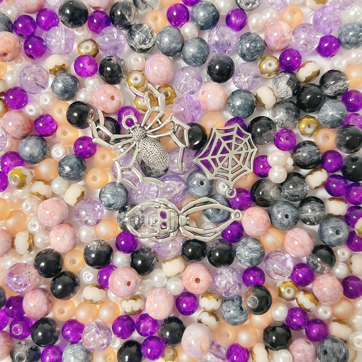🆕[A044]   🕷Midnight Enchant-High Quality Glass Beads