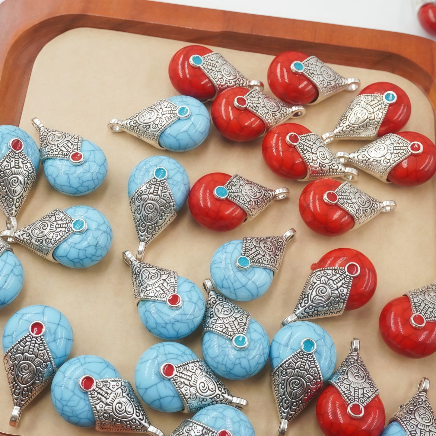 [P032]   Nepal National Style Ice Pendant-High Quality Vintage Pendant