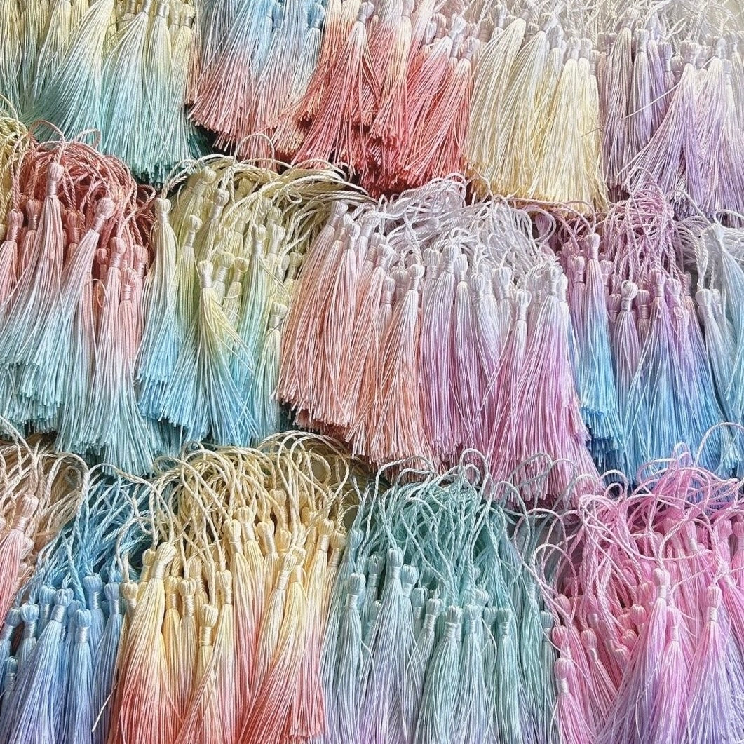 🆕[P036]   Two-color Gradient Small Tassels(13CM)