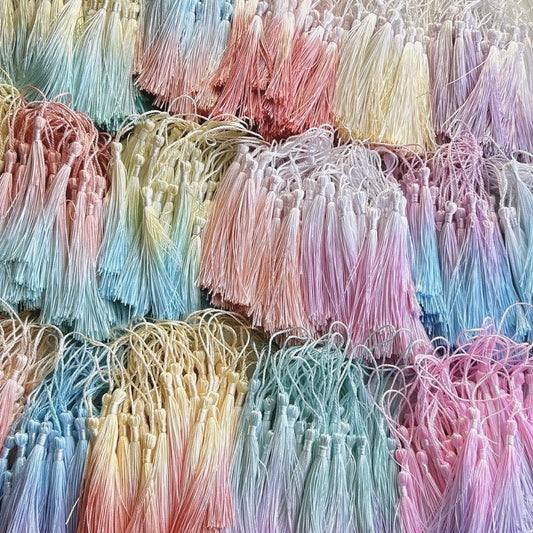 🆕[P036]   Two-color Gradient Small Tassels(13CM)