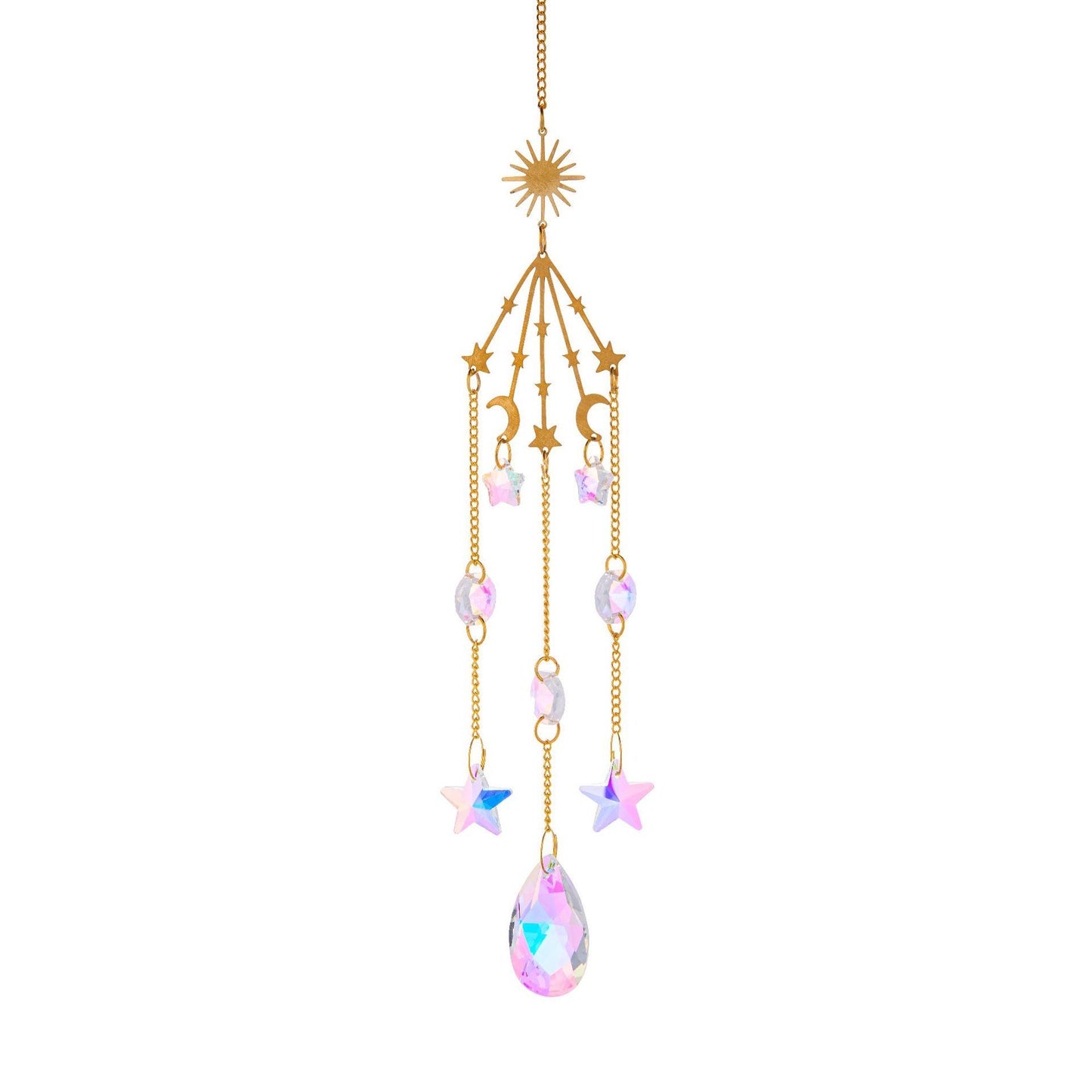 🆕[P035]   Crystal SunCatcher-Diy Wind Chime Pendant