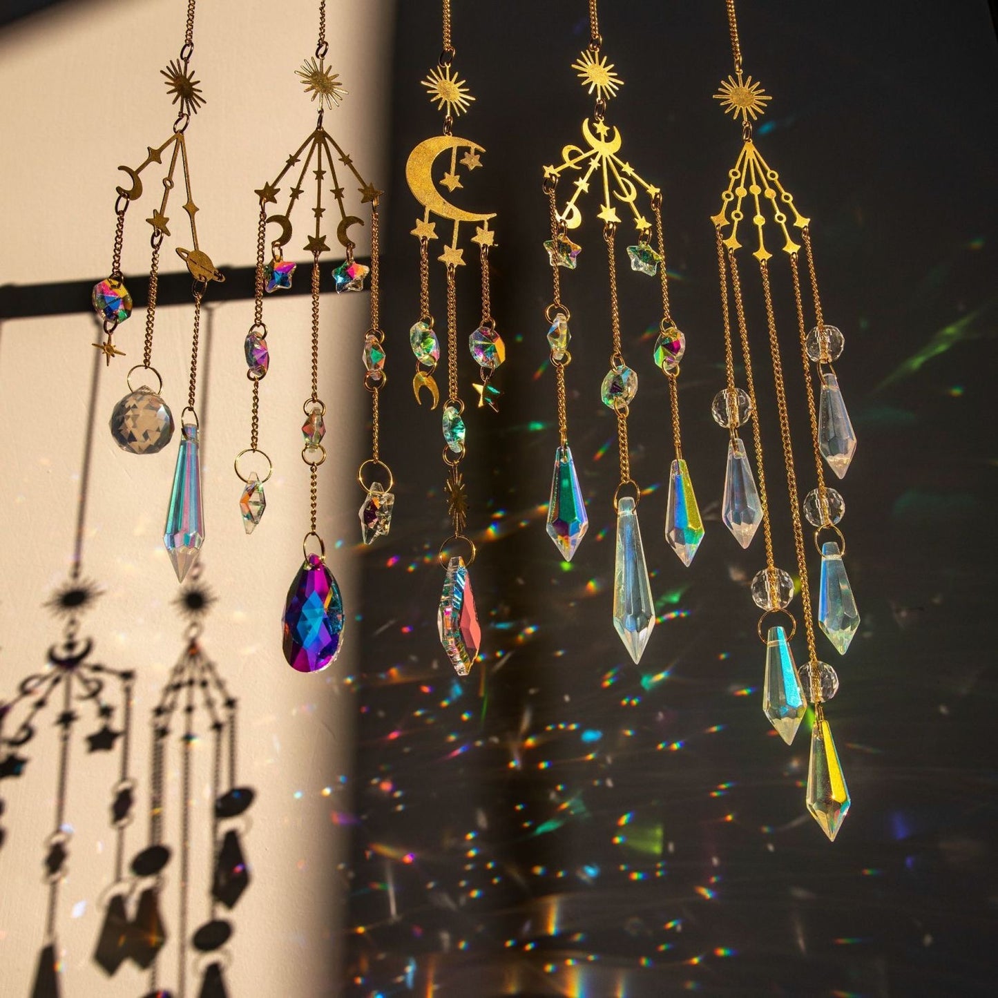 🆕[P035]   Crystal SunCatcher-Diy Wind Chime Pendant