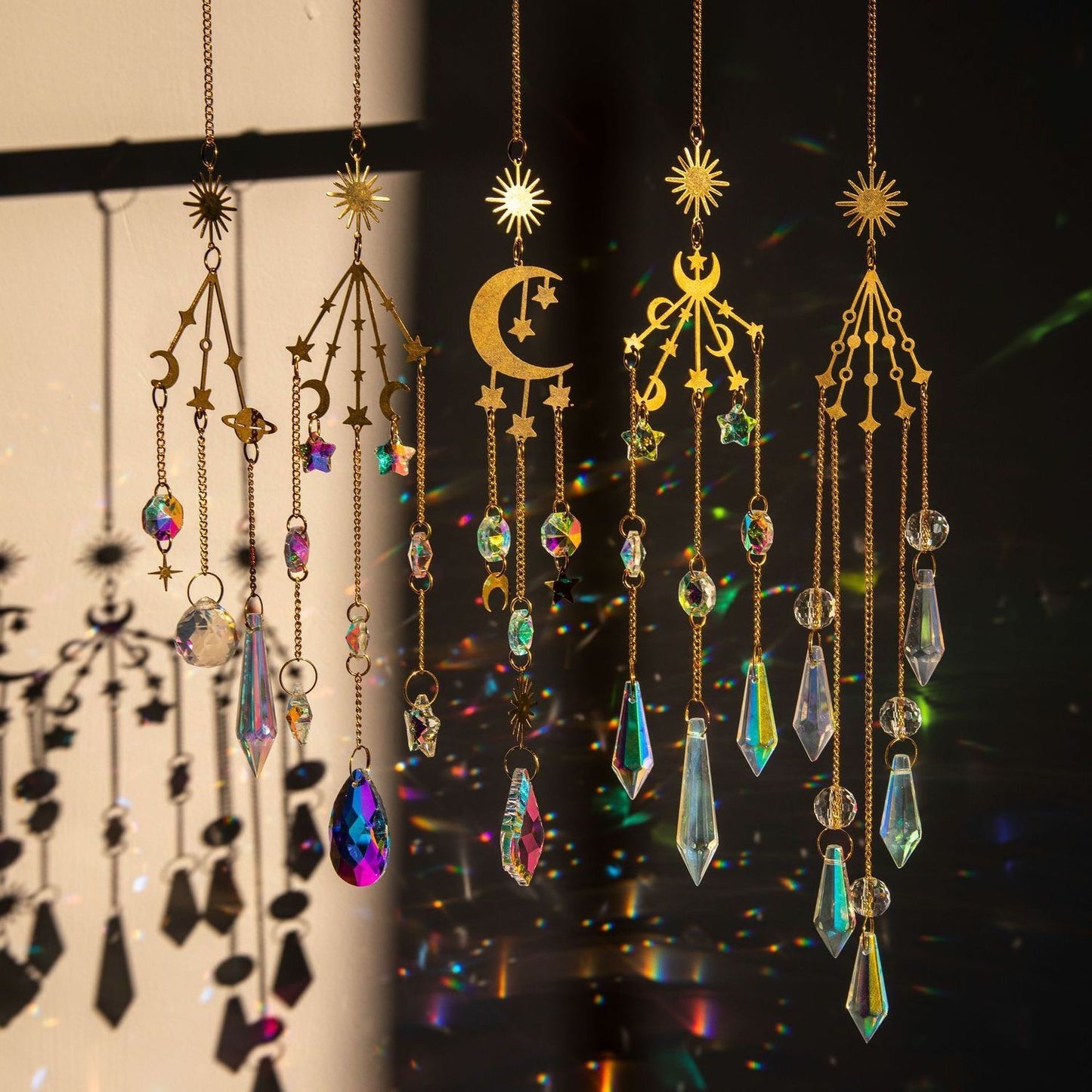 🆕[P035]   Crystal SunCatcher-Diy Wind Chime Pendant