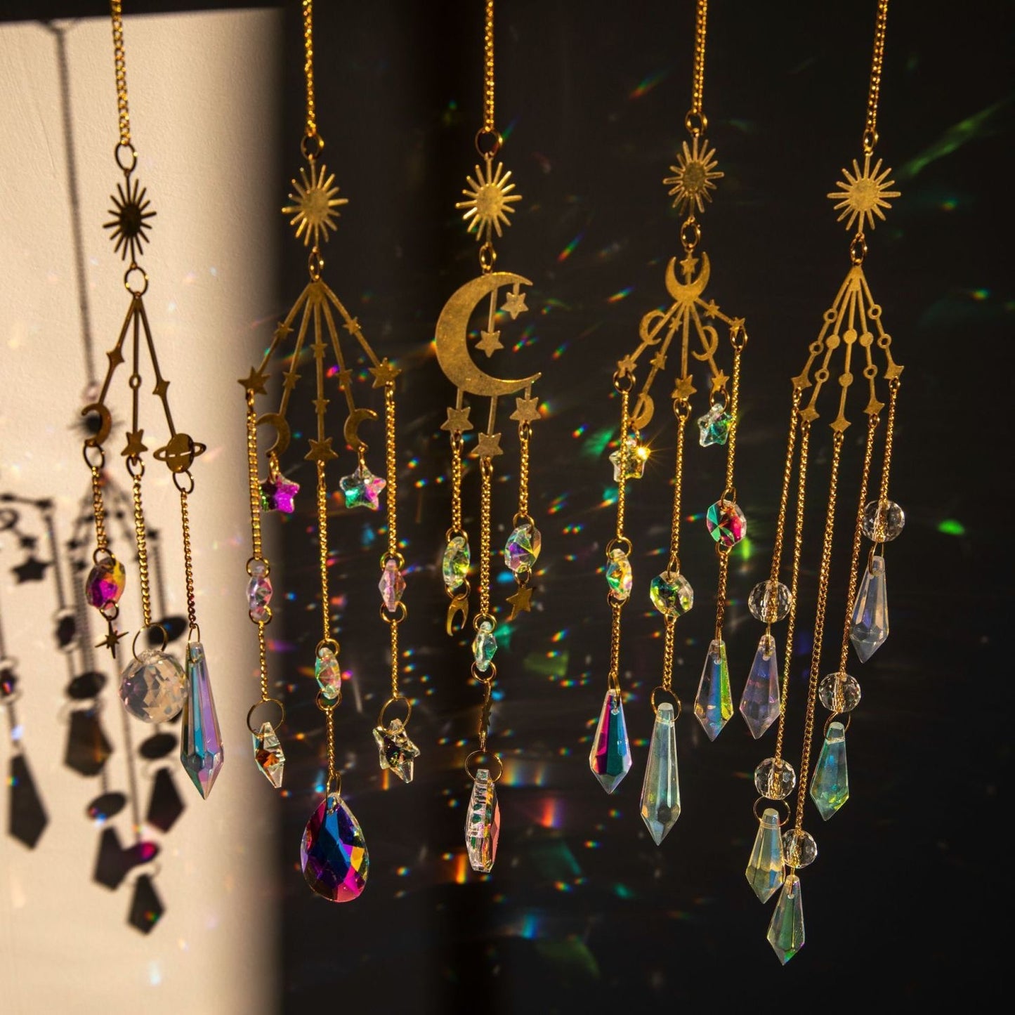 🆕[P035]   Crystal SunCatcher-Diy Wind Chime Pendant