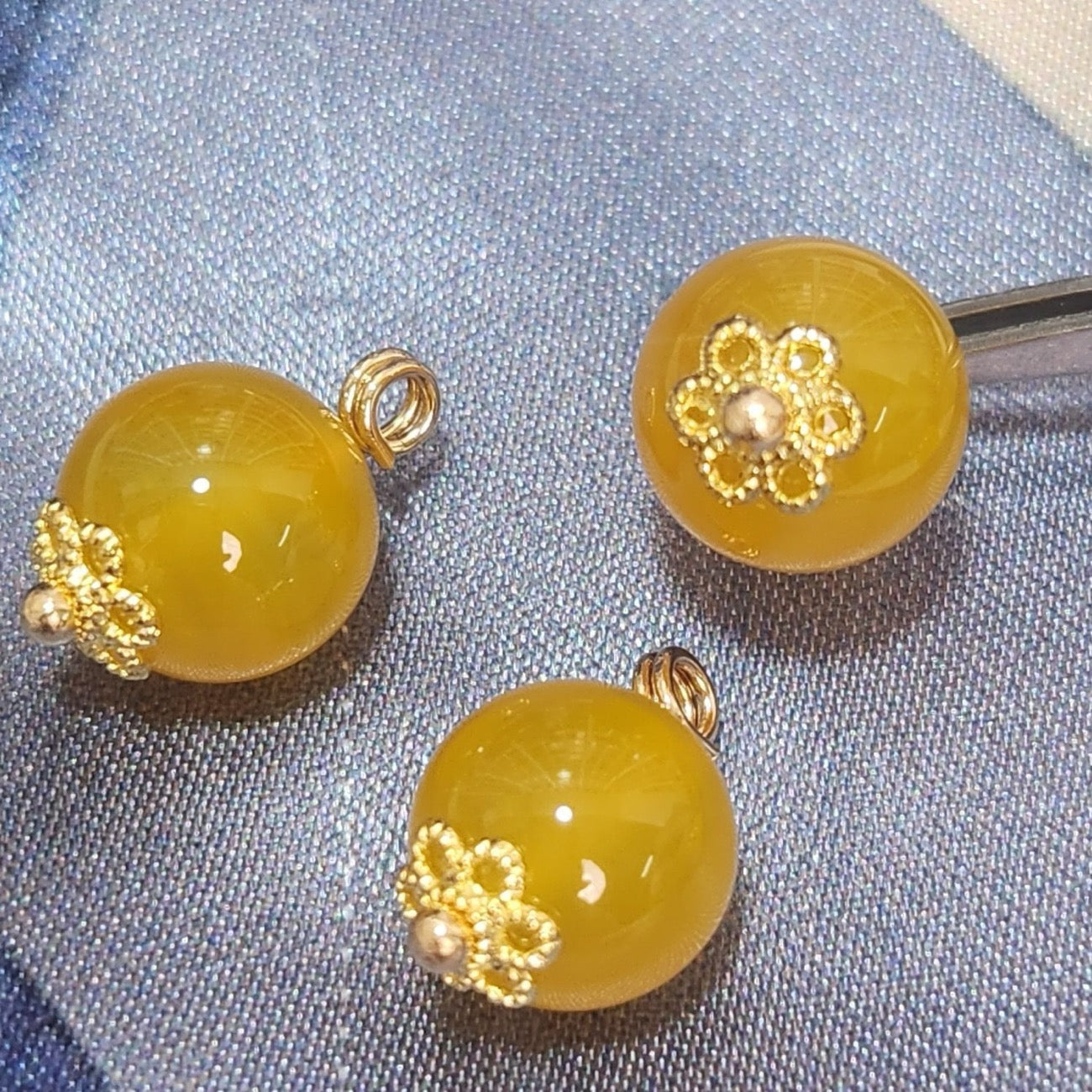 🆕[P041]   ⚪Natural Jadeite Agate Beads(10MM)