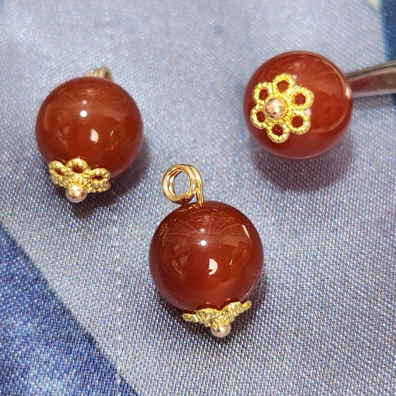 🆕[P041]   ⚪Natural Jadeite Agate Beads(10MM)