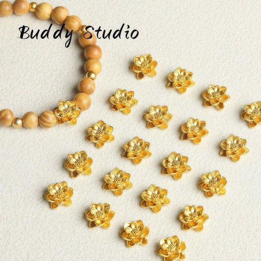 🆕[P043]   Retro Alloy Lotus Spacer