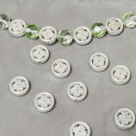 🆕[P044]   ☸Retro Silver Alloy Spacer