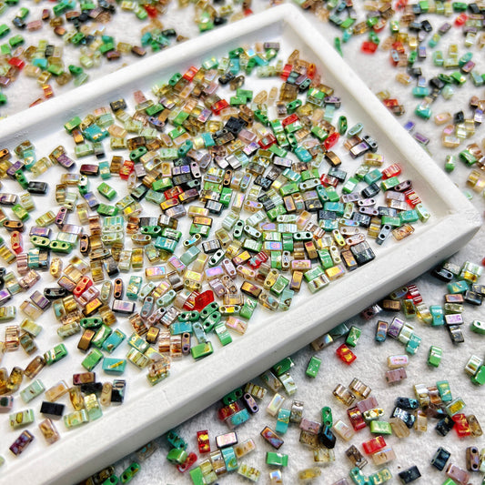 [A064]   Cubist Shards-High Quality Picasso TiLa Beads