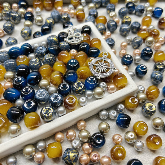[A066]   Captain's Treasure-High Quality Glass Beads