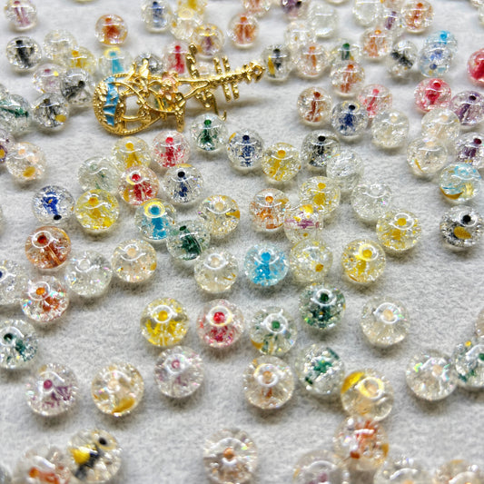 [A065]   Gleam Star-High Quality Glass Beads
